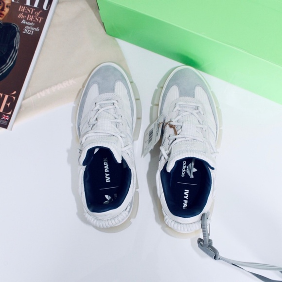 ADIDAS Super Sleek Chunky Beyonce Ivy Park Halls of Ivy White Grey - Picture 5 of 8